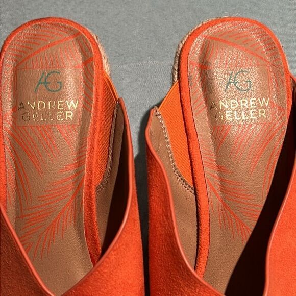 Andrew Geller Kimber Wedge Sandals Size 7.5 B33 - Picture 5 of 8